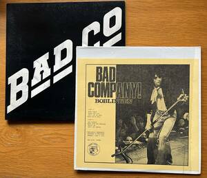 バッド・カンパニー / BAD COMPANY ２枚セット 1975日本公演公式プログラム付き 1974 米国盤 SWAN SONGS 8410 + 1975 ライブ ブート盤 