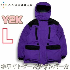 アクシーズクイン axesquin 90'Sホワイトグースマウンテンダウンパーカ ダウンジャケット