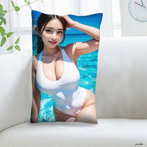 イラストアート 超セクシー かわいい 美人 水着下着 巨乳美脚美尻 抱き枕カバー