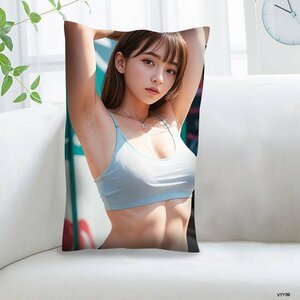 イラストアート 超セクシー かわいい 美人 水着下着 巨乳美脚美尻 抱き枕カバー