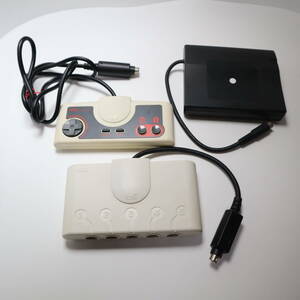 NEC PC Engine PCエンジン コントローラー PI-PD001 / マルチタップ PI-PD003 / セーブくん KH-1001 日本製 コード劣化あり ジャンク