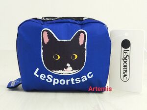 感謝セール【新品】レスポートサック × newnewコラボポーチ 猫柄　海外限定