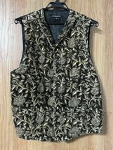 古着 ENGINEERED GARMENTS Corduroy Vest Mサイズ floral paisly 総柄 リバーシブルでも○ Nepenthes Needles South2West8_画像1