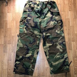 実物　米軍☆U.S ARMY GORE SEAM TROUSERS☆オーバーパンツ☆ウッドランド 迷彩 カモフラ ミリタリー　サバゲ