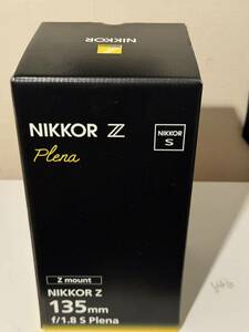 NIKKOR Z 135mm f/1.8 S Plena new goods unused 