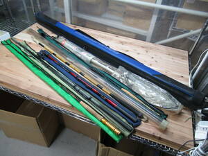 釣り まとめ SUPER PULSER 大へら HIGH CARBON ROD SEAMATCH VERTEX PRO MATCH ロッド ケース 管理6CH0209B