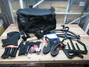  light machinery set weight belt shoes 25cm glove XS snorkel hanger mesh bag diving control 6CH0222E28