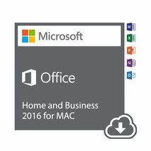 Microsoft Office 2016 Home and Business for mac ダウンロード版 オンラインコード 1台用　本人名義のアカウントに連付け可能 _画像1