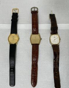 ☆SEIKO 腕時計 3点まとめて ☆電池切れの為か現在動いておりません。ブランド等詳細はお写真にて！☆税込み ☆送料370円 ☆コメント必読