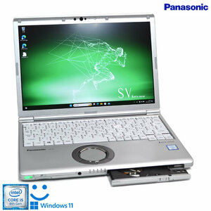 顔認証 Windows11 Panasonic Let's note SV8 第8世代 Core i5 8365U m.2SSD256G メモリ8G マルチ Wi-Fi USBType-C Webカメラ