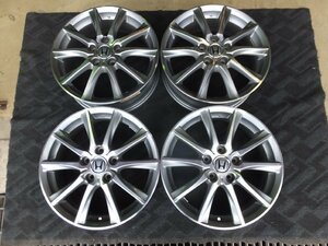 【中古ホイール4本セット】ホンダ RN6 ストリーム 純正 　　6.0J-17 5/114.3 +55　 　17インチ