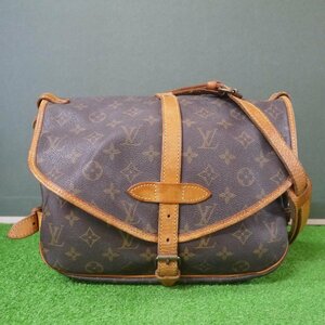 USED品・保管品 Louis Vuitton ルイヴィトン M42256 ソミュール30 ショルダーバッグ モノグラム AR1902 ダメージあり