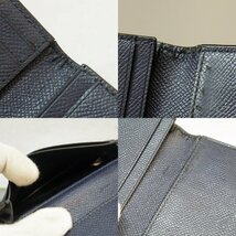 定型外送料無料 USED品・保管品 COACH コーチ F59108 レザー カードケース ネイビー系 名刺入れ ダメージあり 現状品_画像10