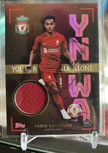 【FABIO CARVALHO】◆99枚限定メモラビリアRCカード◆リバプールチームセットTopps liverpool