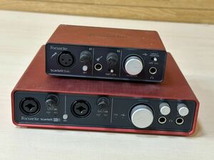 Focusrite オーディオインターフェイス Scarlett 616 / Scarlett Solo フォーカスライト プリアンプ 2台 動作確認済み