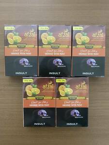 BIG SALE アフザルオレンジミントシーシャフレーバー250gr (50grX5個) Afzal shisha flavor 水タバコフレーバー