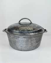 美品　希少　ワグナーウェア アルミ ダッチオーブンWagner Ware Hammered 　_画像8