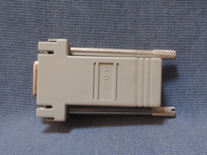 エイム電子 74-0495-01 (DB9 メス RJ45 メス コネクタ― 変換) RS232 モジュール コンソールアダプタ 送料120円から