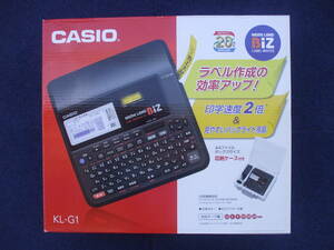 新品・未使用　カシオ ラベルライター ネームランド ハイスペックモデル KL-G1 収納ケース付