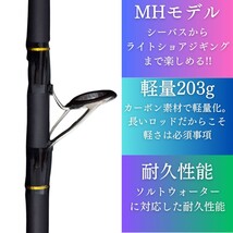 シーバスロッド 10ft 3ピース MH_画像2