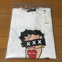 『新品』GOD SELECTION XXX × BETTY BOOP★Tシャツ XLサイズ★ホワイト 白_画像4