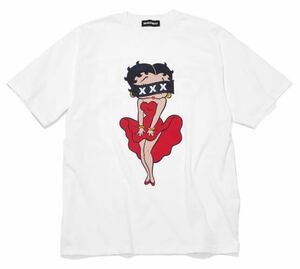 『新品』GOD SELECTION XXX × BETTY BOOP★Tシャツ XLサイズ★ホワイト 白