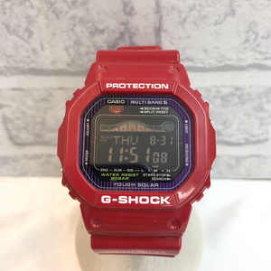 ★稼働★ ★G-SHOCK★ CASIO カシオ G-SHOCK ショックレジスト レッド GWX-5600-4JF デジタル ラバー ソーラー 箱 取扱説明書付き