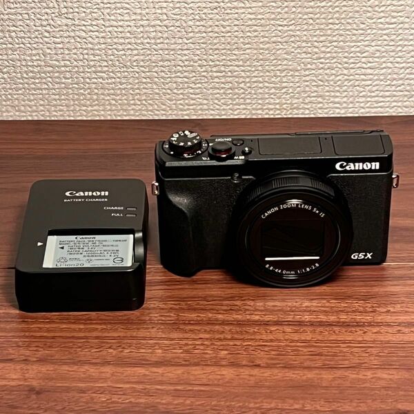 美品 PowerShot G5X Mark II mk2 mark2 f1.8 1インチセンサー キャノンデジタルカメラ ii