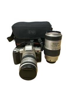 PENTAX MZ-7 28-80mm 80-320mm フィルムカメラ ジャンク 【YTK-HD1223】