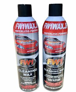 【2本セット】FW1 (エフダブリューワン) 水なし洗車＆ワックス剤 517ml