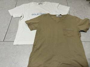 d1094◆クレージュ courreges　レディースTシャツまとめて２枚◆160A/M