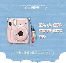 kinokoo Fujifilm チェキ instax mini 11 ケース instax mini 11　透明_画像6