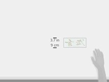 【大幅値下げ】東洋マーク 玄武 ステッカー ホワイト R-741_画像2
