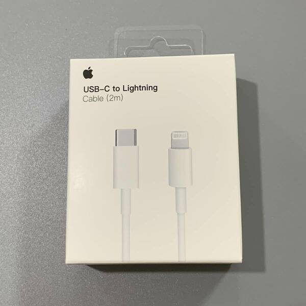 新品未使用　アップル純正品 アイホン Lightning USB-Cケーブル 2m 箱付き