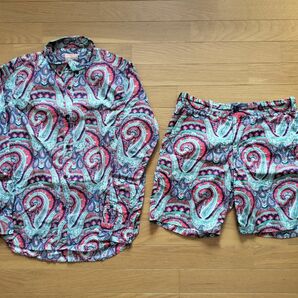 未使用 SALTWATER COWBOY M セットアップ ソルトウォーターカウボーイ SUNNY SPORTS シャツ アロハ