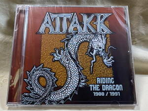 [正統派メタル] ATTAKK - RIDING THE DRAGON 1988 / 1991 未開封新品