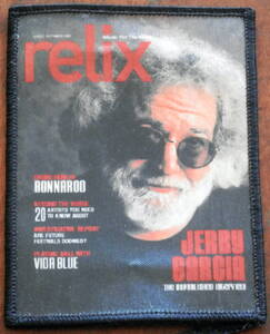 【ワッペン】relix magazine : jerry garcia/ GRATEFUL DEAD