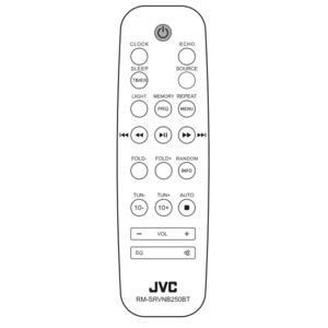 [送料無料] JVC 新品 リモコン RM-SRVNB250BT CDステレオシステム XX RV-NB250BT 用 パワードウーハー