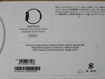 ★Apple Watch Series 8 GPSモデル 45mm ミッドナイトアルミケース＆スポーツバンド MNP13J/A [外箱開封/内箱未開封]【新品同様】_画像3