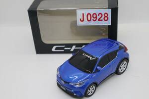 J0928 Y L 非売品　トヨタ　C-HR　プルバックミニカー　ブルーメタリック