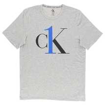 CALVIN KLEINカルバンクライン CK one Graphic Tee グラフィックT コットンクルーネックTシャツ メンズ NM1903 ミドルグレー　海外S(日本M)_画像1