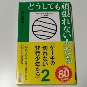 どうしても頑張れない人たち　ケーキの切れない非行少年たち　２ （新潮新書　９０３） 宮口幸治／著