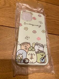 新品　すみっこぐらし　iPhone12mini シリコン　ケース　カバー　しろくま　とんかつ　とかげ