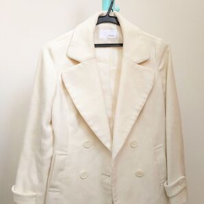 【中古】ジャケット/ベージュ/ふわふわ/INDEX