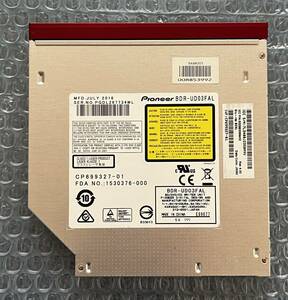 Pioneer BDR-UD03FAL 内蔵ブルーレイドライブ BD XL対応 SATA 9.5mm Blu-rayドライブ 正常動作品 no1