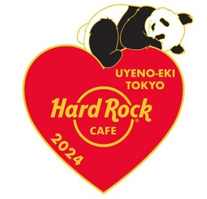 UYENO-EKI TOKYO 上野 Heart Panda Pin★ハードロックカフェ　パンダ　バレンタイン　2024　完売　限定