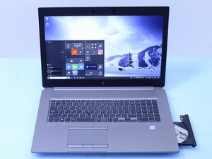 良品HP ZBook17 G5 希少Quadro P4200 Core i7 8850H 32GB 512GB SSD 1TB HDD BD FHD ノートパソコン Mobile Workstation 管理C14