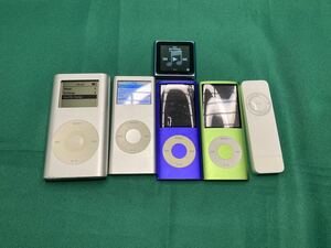 Apple iPod nano classic shuffle 6台まとめて ジャンク扱い