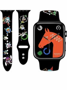 Apple Watchバンドシリコン製 iWatchバンド用の ソフトシリコンストラップ交換用リストバンド 柔らかい42/44/45/49mm