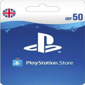 ※クレカ決済不可・コード通知※ UK 欧州 イギリス版 PSN プレイステーションネットワークカード ギフトコード 50ポンドの画像1